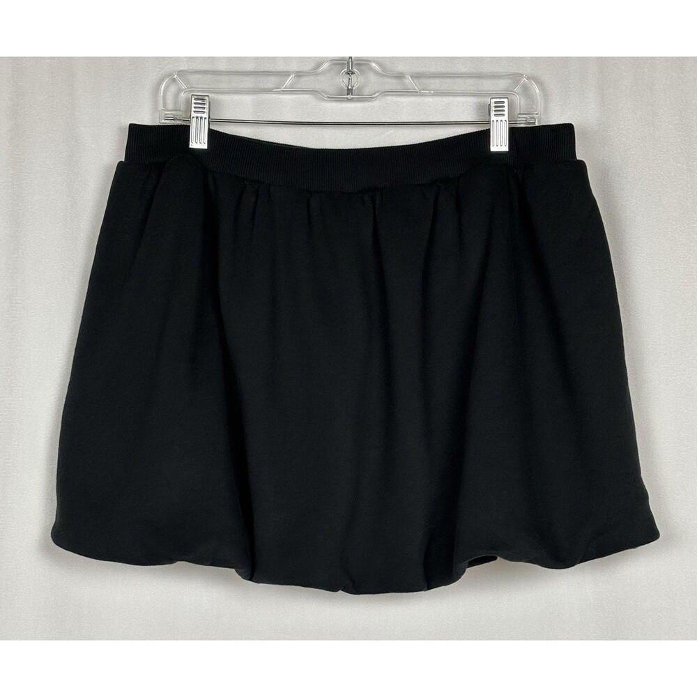 OFFLINE By Aerie Women’s Size Large Cloud Fleece Bubble Skort Black - Picture 3 of 11